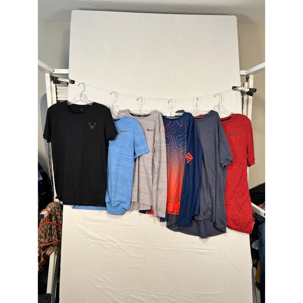 Mens Nike Bucked Up Performance Shirt Bundle Lot Dri-FIT Activewear L M Mixed
